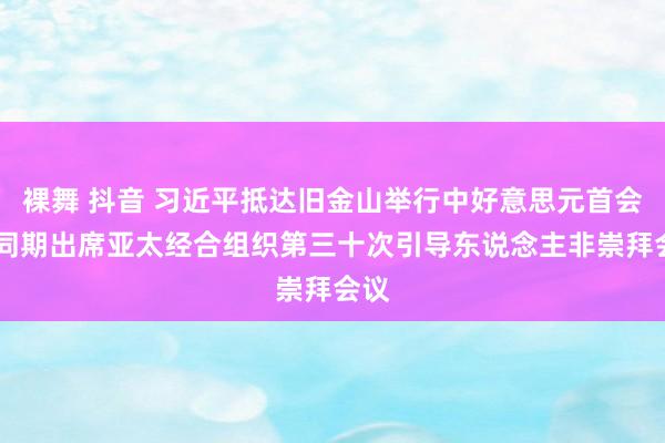 裸舞 抖音 习近平抵达旧金山举行中好意思元首会晤 同期出席亚太经合组织第三十次引导东说念主非崇拜会议