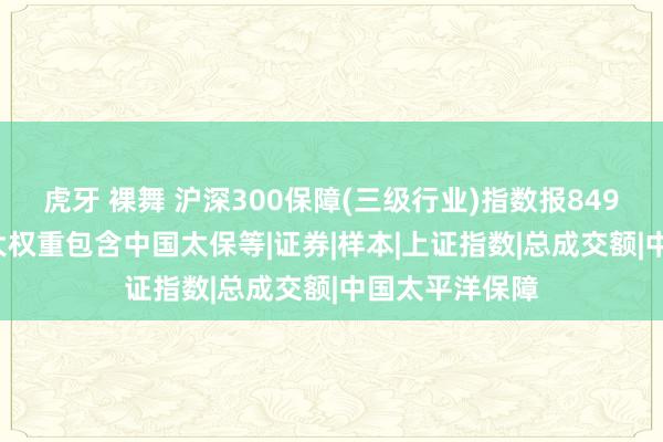 虎牙 裸舞 沪深300保障(三级行业)指数报849.78点，前十大权重包含中国太保等|证券|样本|上证指数|总成交额|中国太平洋保障